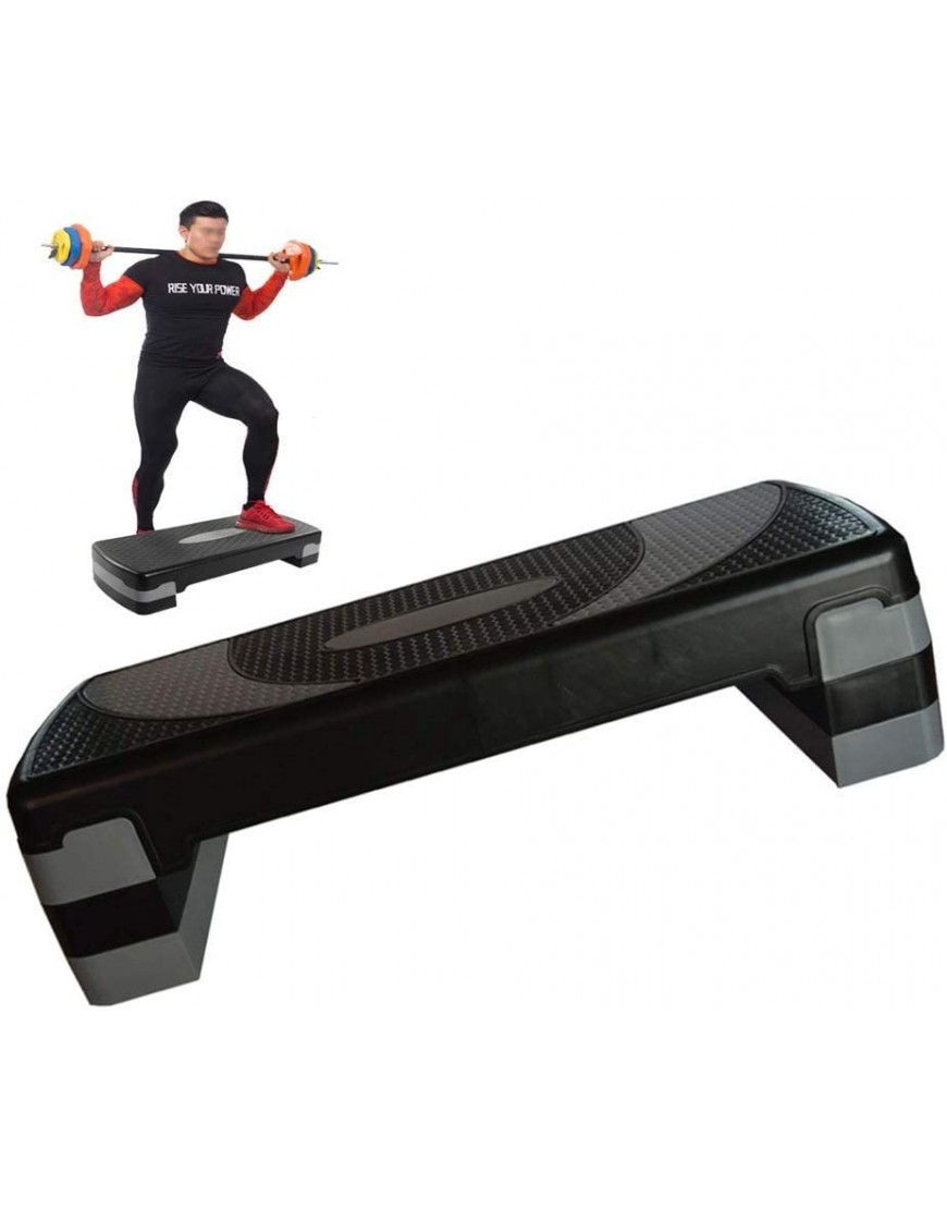Step-Plattformen Leichter und tragbarer PP-Aerobic-Fitness-Stepper rutschfestes stabiles Yoga-Gymnastik-Muskelkraft-Trainingsbrett - BEOKAJQD