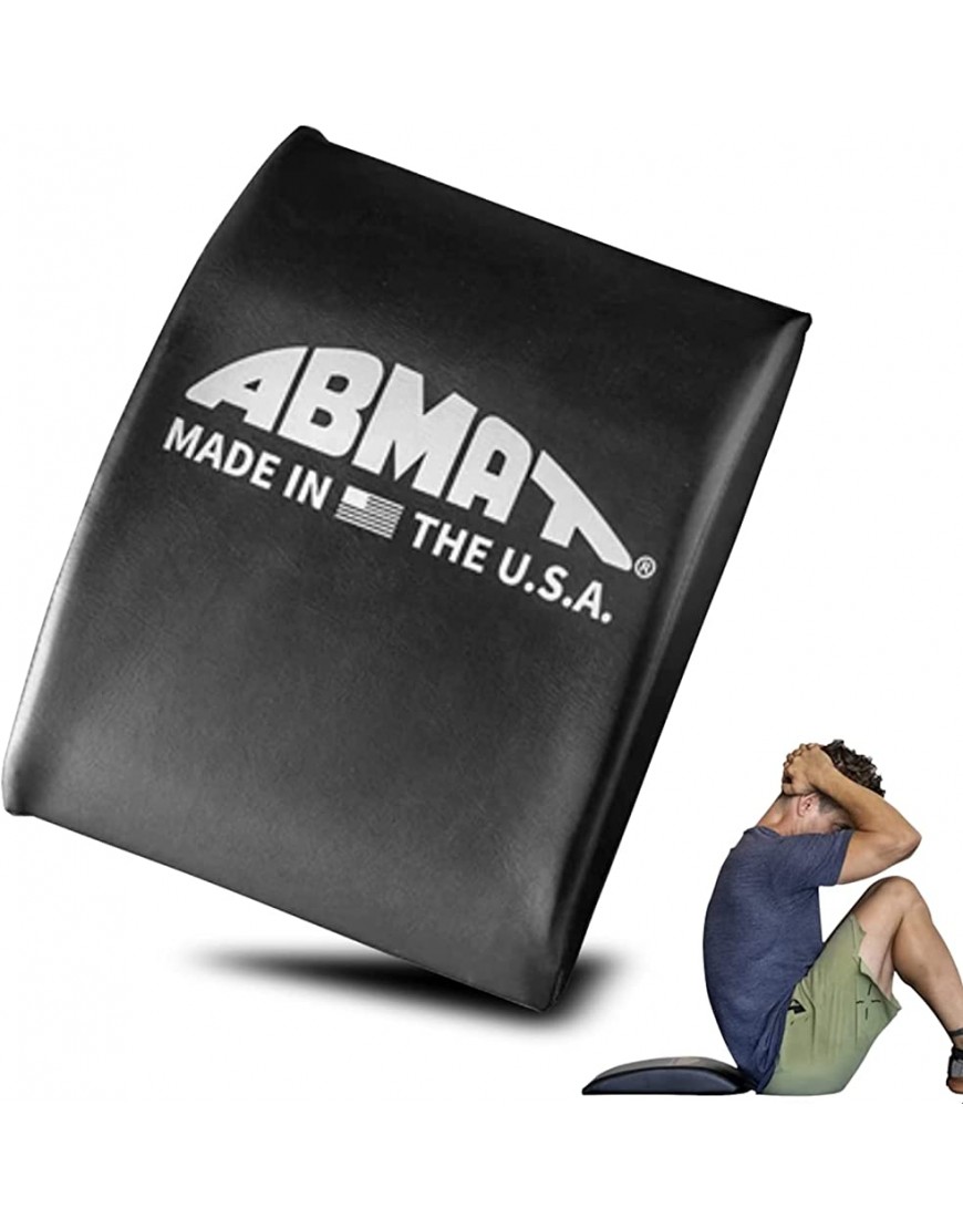 ABMAT The Original Abdominal Trainer Works Entire Abdominal Muscle Group for Complete AB Workouts Black - BIQIK13D