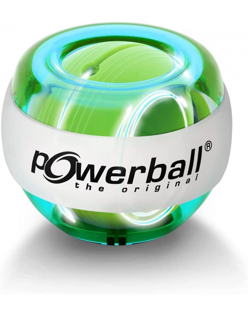 Powerball Lightning Green gyroskopischer Handtrainer mit grünem Lichteffekt transparent-grün das Original von Kernpower - BRMQIK8B