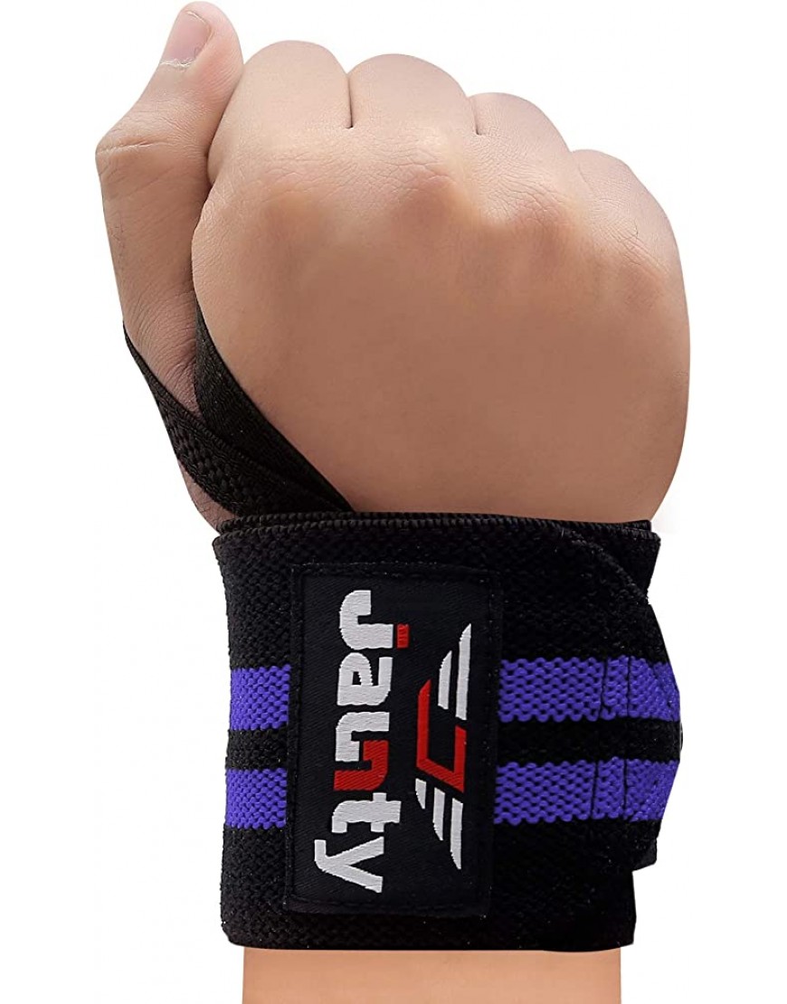 JAUNTY Handgelenk Bandagen [Wrist Wrap] 45 cm Handgelenkbandage für Fitness Handgelenkstütze Bodybuilding Gewichtheben,stabilisierend & schützend Kraftsport Crossfit für Männer & Frauen - BWYPN44A