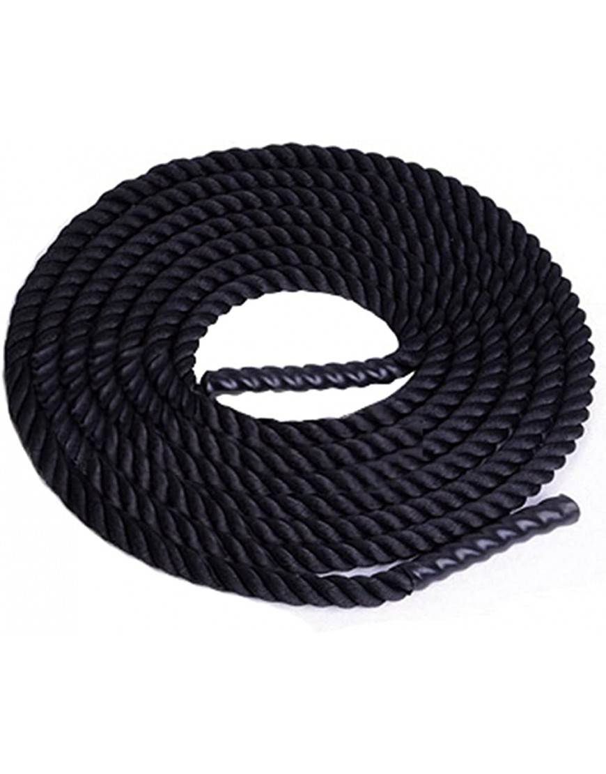 Battle Rope 1,5 Zoll Durchmesser Poly Dacron 50Ft Länge Übung Dickes Seil für Männer Frauen für Workout Cardio & Core Strength Training - BOTHMQ72