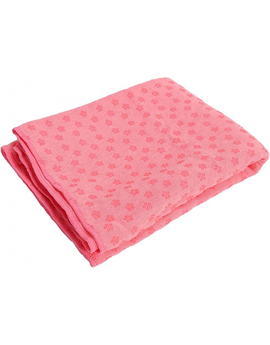 EVTSCAN Yoga-Handtuch Yoga-Handtuch weiche Mikrofaser rutschfestes schweißabsorbierendes Yoga-Matten-Handtuch für Pilates-Übungskurserosa - BXTESA7Q