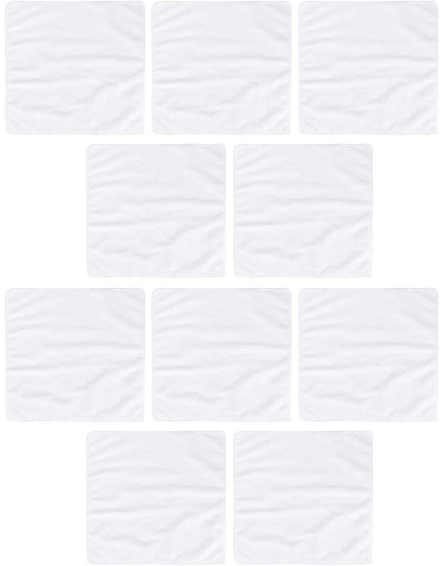 JULYKAI Sporttuch Fitness-Workout-Handtücher 30 x 30 cm große weiße quadratische Mikrofaser für Yoga Fitness Männer und Frauen die Yoga wandern - BQZDX2M5