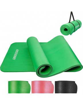 ActiveVikings® Gymnastikmatte Ideal für Dein Workout zuhause oder im Gym Fitnessmatte Sportmatte Yogamatte für Frauen und Männer 183 X 61cm 15mm - BGFWXH33