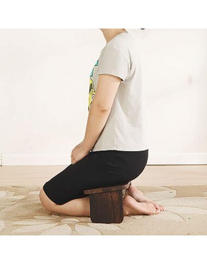 Gebetsbank Yogahocker aus Holz Kniesitz Meditationsbank für Tiefe Meditation für eine gesunde aufrechte Körperhaltung - BEYXK2A3