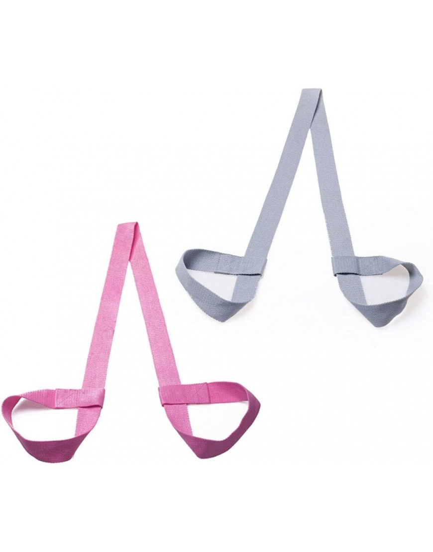 LINONI 2 elastische Yoga- Pilates-Gurte verstellbar für Yogamatte Schulterriemen Tragegurt Yoga-Zubehör für Frauen und Mädchen - BSAJRN5J