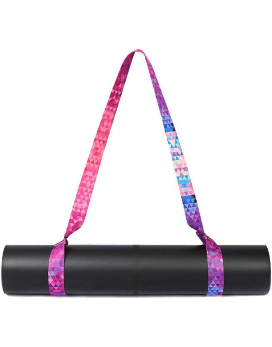 Yogamatte Gurt Colorful Tragegurt Yoga Mat Harness Strap Sling Verstellbarer Schultergurt Carry Strap für alle Yogamatten Größen Ohne Matte - BPQDQH95