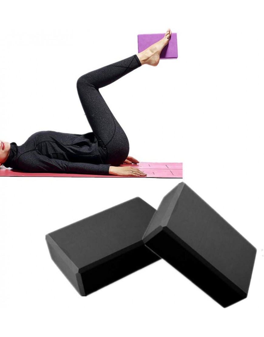 PLUS PO Yoga Klotz Yoga Blöcke Yoga-Blöcke Yoga-Blöcke und Steine Schaumblöcke Unterstützen Sie Deepen for Yoga Yoga Block Set Schaumblock mit hoher Dichte - BPFSIM4E