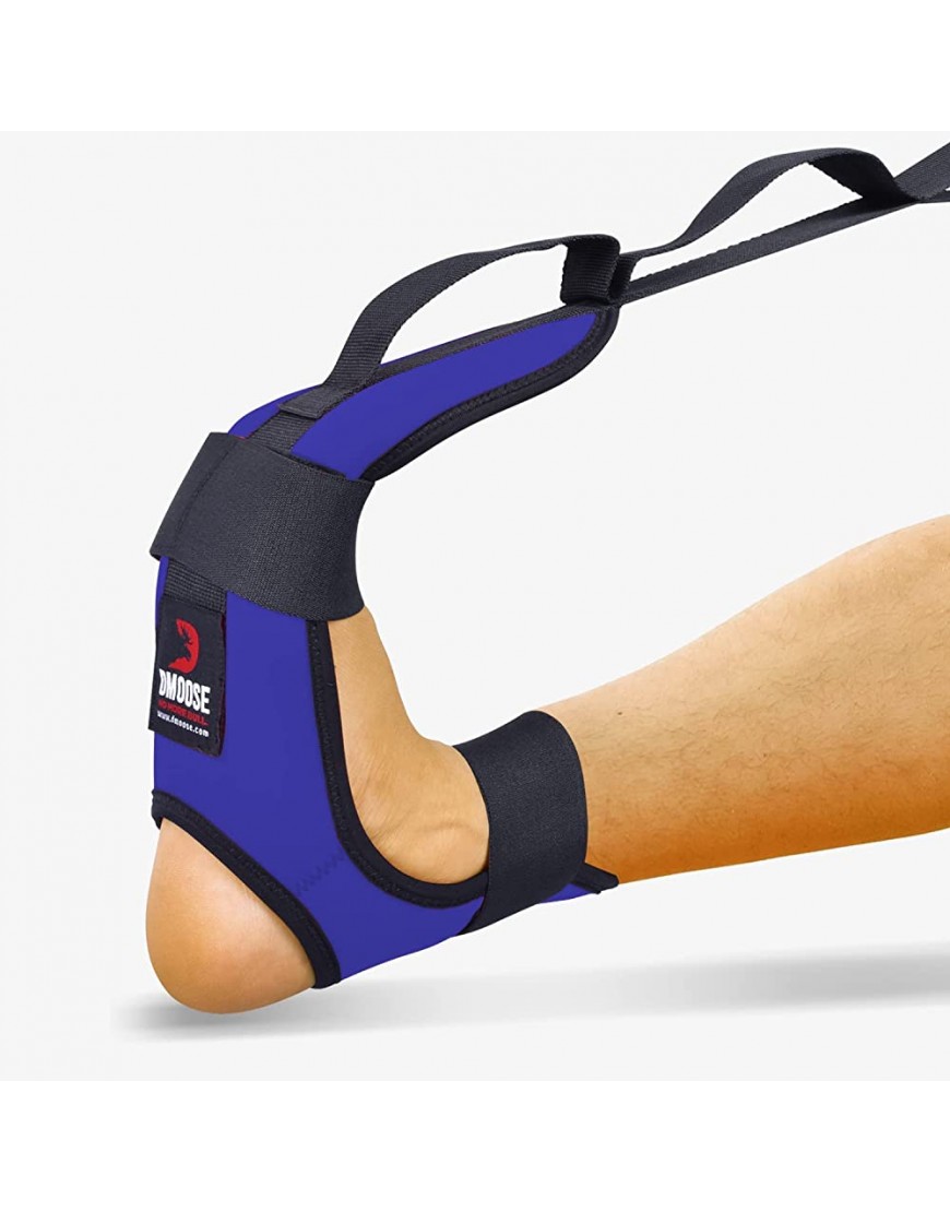 DMoose Yoga Stretching Strap for Plantar Fasciitis – Improve Achillessehnenentzündung – Leg Stretcher Stretching Strap zur Schmerzlinderung Muskelverspannungen und Knöchelverletzungen - BOAKS223
