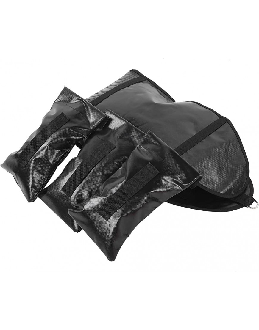 HENWIN Einstellbarer Gewichtsschlitten für Sprinter Speed Training Sandsack Widerstand Schlitten mit 3 Gewicht Sandsäcke Hüftgurt - BKPCEBND