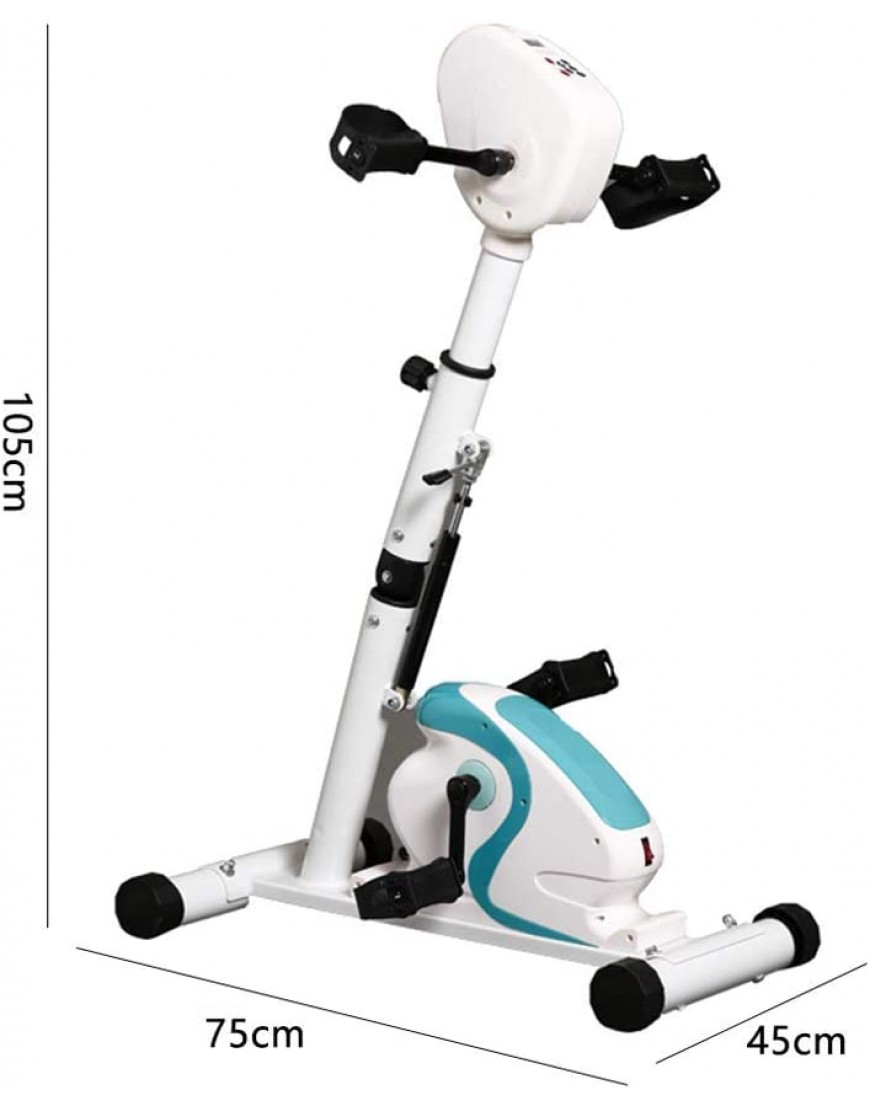 XCTLZG Pedaltrainer elektronische Physiotherapie Rehabilitation stationäres Fitnessrad Arm- und Beintrainer für Handicap Behinderte Schlaganfall 70 W Krampfmodus - BOYNR1H1