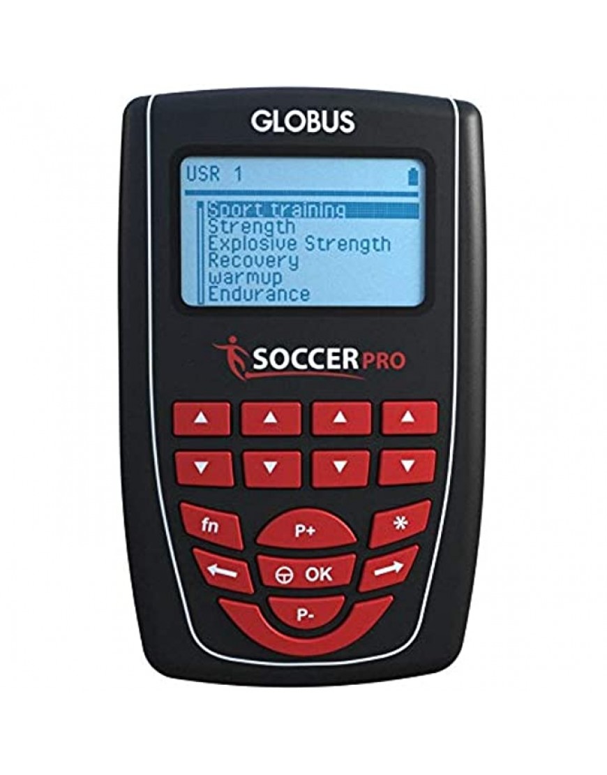 Globus G4228 Elektrostimulator Soccer Pro Unisex für Erwachsene Schwarz einzigartig - BOGLT328